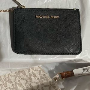 Set of Michael Kors Wallet and Wrist Bag